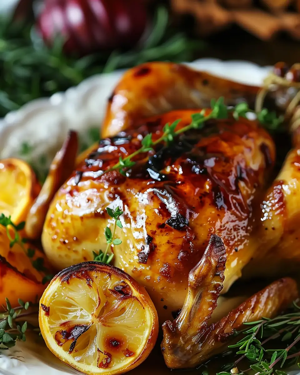 Maple Glazed Oven Roasted Cornish Hen for an Indulgent Dinner