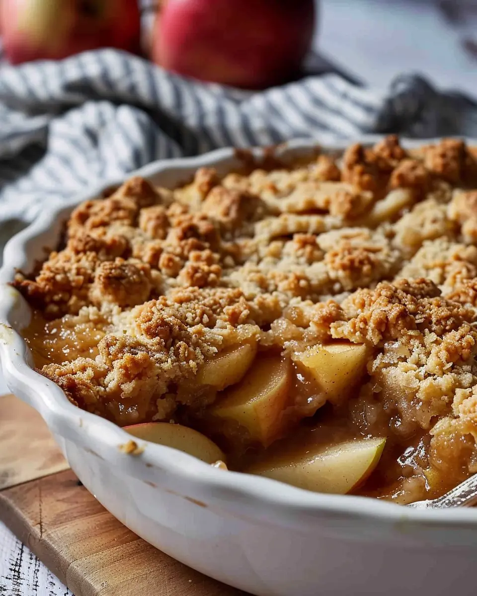 Classic Apple Crumble: Your Indulgent Dessert for Cozy Nights